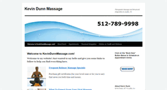 Desktop Screenshot of kevindunnmassage.com